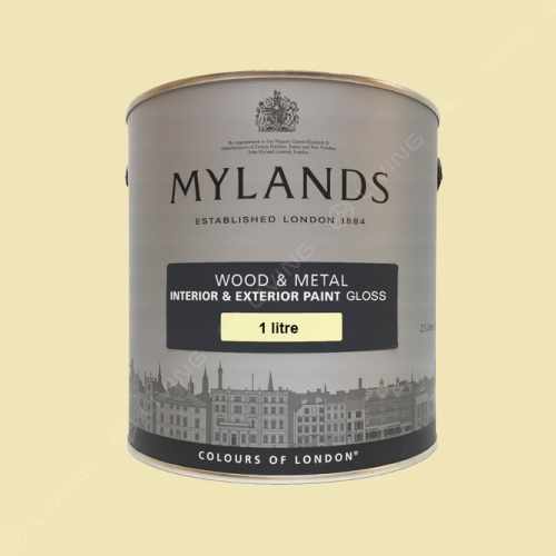 картинка Краска Mylands Wood&metal Gloss цвет Cavendish Cream №120 от LIVING