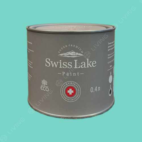 картинка Краска Swiss Lake Wall Comfort 7 цвет aquamarine №2312 от LIVING