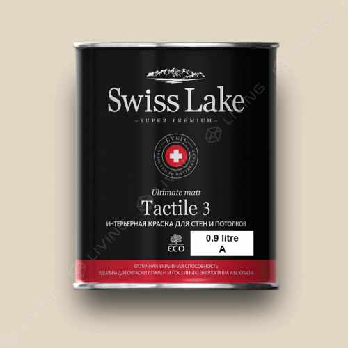 картинка Краска Swiss Lake Tactile 3 цвет albescent №427 от LIVING