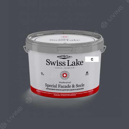 картинка Краска Swiss Lake Special Faсade & Socle цвет cavalry №2959 от LIVING