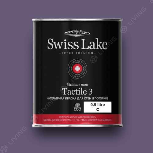 картинка Краска Swiss Lake Tactile 3 цвет CHINABERRY №1900 от LIVING