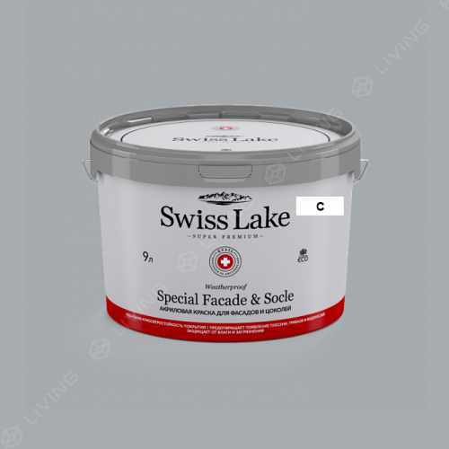 картинка Краска Swiss Lake Special Faсade & Socle цвет Swedish robe №2954 от LIVING