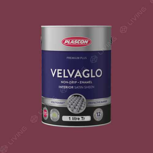 картинка Краска Plascon VELVAGLO цвет Rococo Red арт.R3-D1-1 от LIVING
