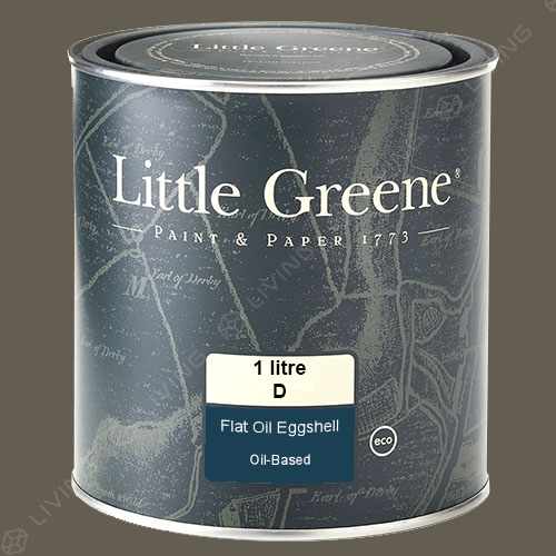 картинка Краска Little Greene Flat Oil Eggshell цвет Grey Moss №234 от LIVING