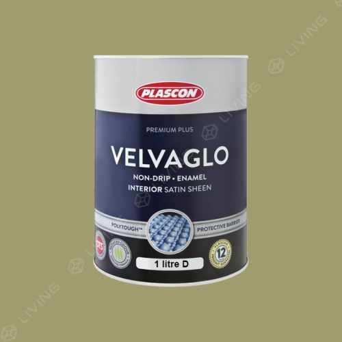 картинка Краска Plascon VELVAGLO WB цвет Aloe Leaf арт.Y7-C1-3 от LIVING
