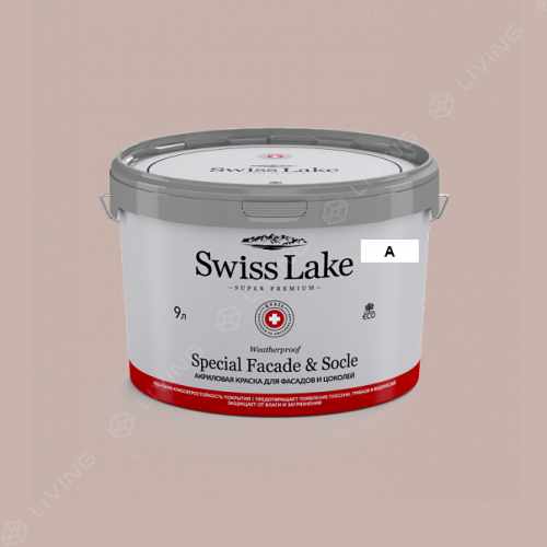 картинка Краска Swiss Lake Special Faсade & Socle цвет dancing dolphin №498 от LIVING