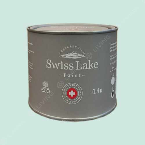 картинка Краска Swiss Lake Wall Comfort 7 цвет woolly mint №2379 от LIVING