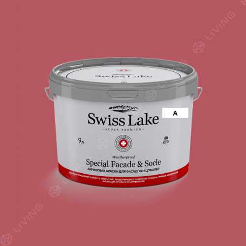 картинка Краска Swiss Lake Special Faсade & Socle цвет Sangria №1373 от LIVING