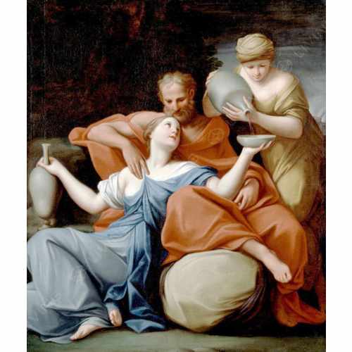 картинка Фреска Affresco, коллекция Фрески и фотообои, арт. Franceschini Marcantonio Lot and his Daughters Россия от LIVING