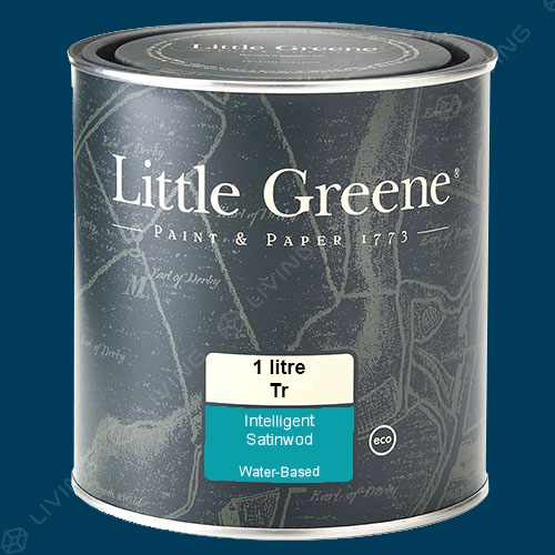 картинка Краска Little Greene Intelligent Satinwood цвет Deep Space Blue №207 от LIVING