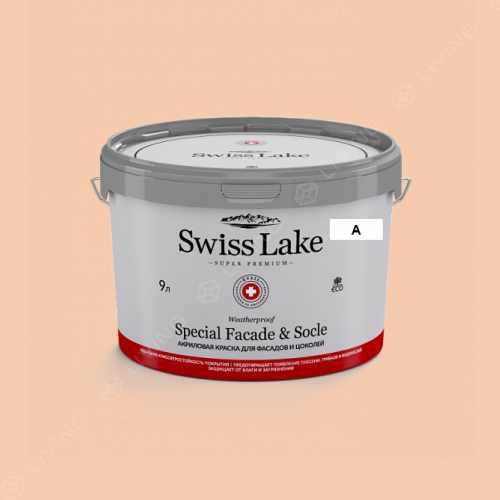 картинка Краска Swiss Lake Special Faсade & Socle цвет peach ambre №1239 от LIVING