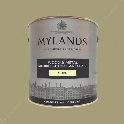 картинка Краска Mylands Wood&metal Gloss цвет London Plane №200 от LIVING