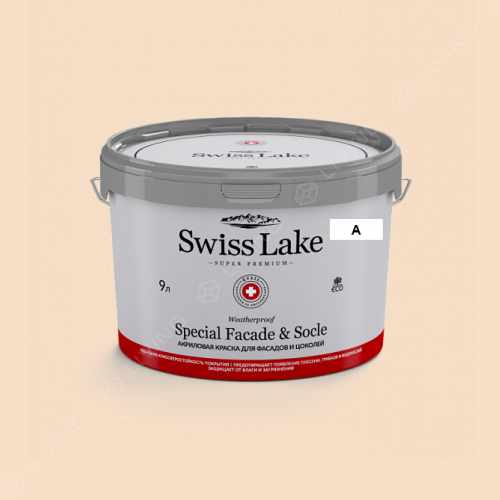 картинка Краска Swiss Lake Special Faсade & Socle цвет dover white №317 от LIVING