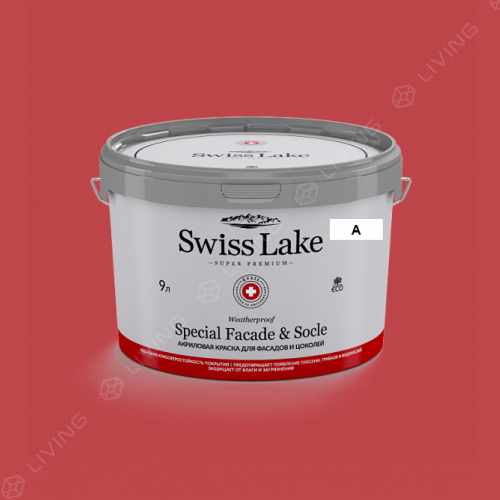 картинка Краска Swiss Lake Special Faсade & Socle цвет Flamenco №1431 от LIVING