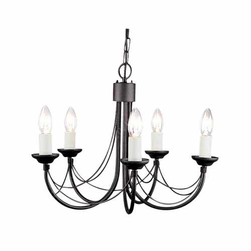 картинка Светильник Elstead Lighting коллекция Carisbrooke, арт. CB5-BLACK (черный) от LIVING