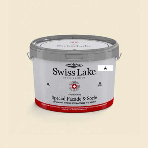 картинка Краска Swiss Lake Special Faсade & Socle цвет glad yellow №1105 от LIVING