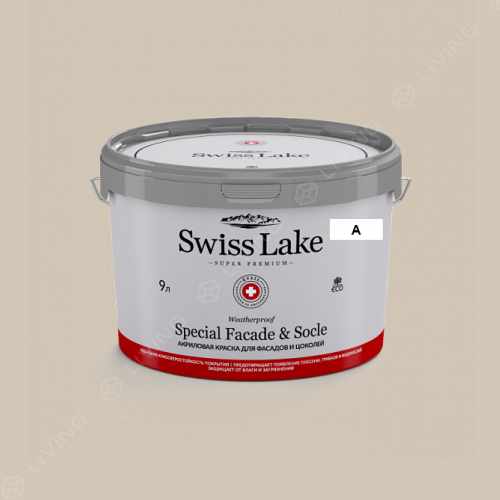 картинка Краска Swiss Lake Special Faсade & Socle цвет Citron №874 от LIVING