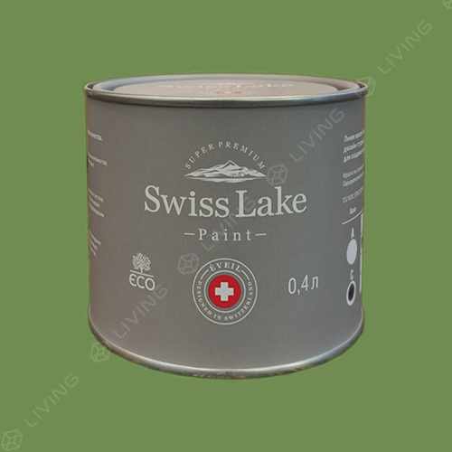картинка Краска Swiss Lake Wall Comfort 7 цвет CLOVER LEAF №2500 от LIVING