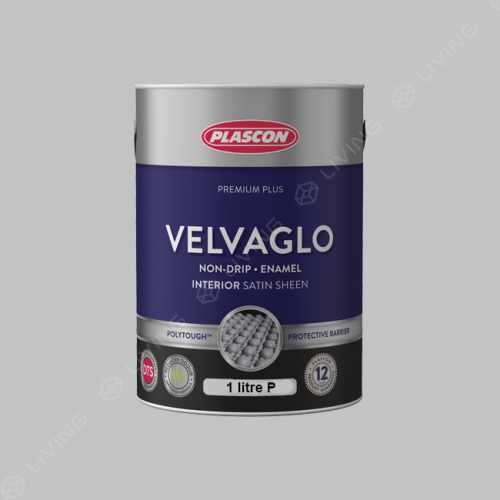картинка Краска Plascon VELVAGLO цвет Light Grey Aluminium арт.DC-15-44 от LIVING