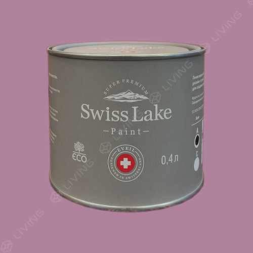 картинка Краска Swiss Lake Wall Comfort 7 цвет wild strawberry №1728 от LIVING