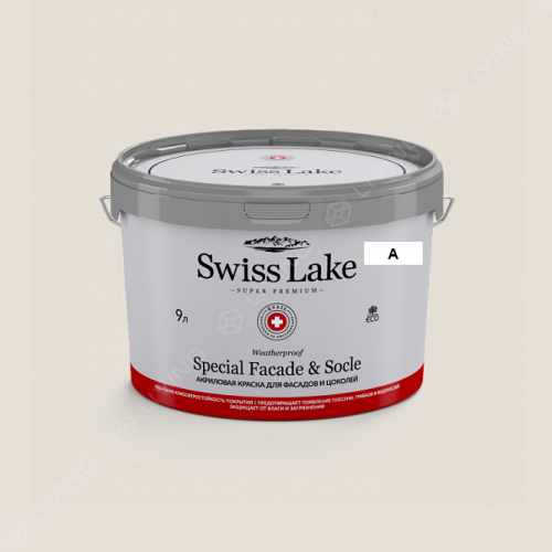 картинка Краска Swiss Lake Special Faсade & Socle цвет silver birch №229 от LIVING
