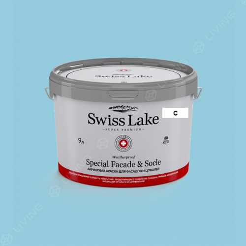 картинка Краска Swiss Lake Special Faсade & Socle цвет French blue №2115 от LIVING