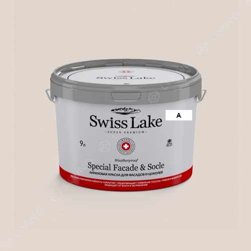 картинка Краска Swiss Lake Special Faсade & Socle цвет creamy mood №482 от LIVING