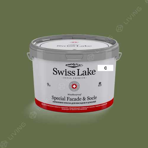 картинка Краска Swiss Lake Special Faсade & Socle цвет OREGANO №2708 от LIVING