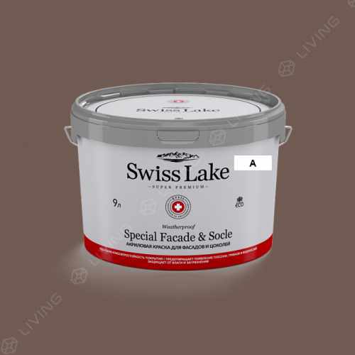 картинка Краска Swiss Lake Special Faсade & Socle цвет oak bark №667 от LIVING