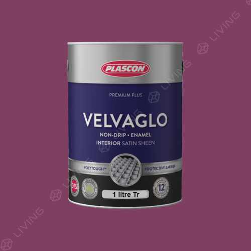 картинка Краска Plascon VELVAGLO цвет Burgundy Berry арт.P7-C1-1 от LIVING