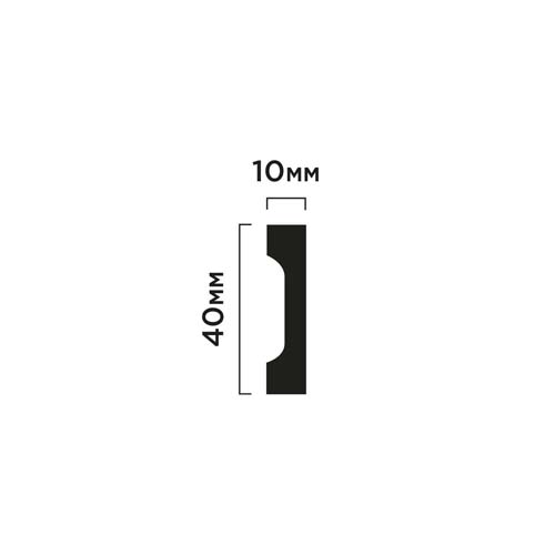 картинка Плинтус HI WOOD, арт. W40V1, 4 х 1 х 200 см, Южная Корея от LIVING