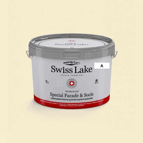 картинка Краска Swiss Lake Special Faсade & Socle цвет forsythia №1012 от LIVING