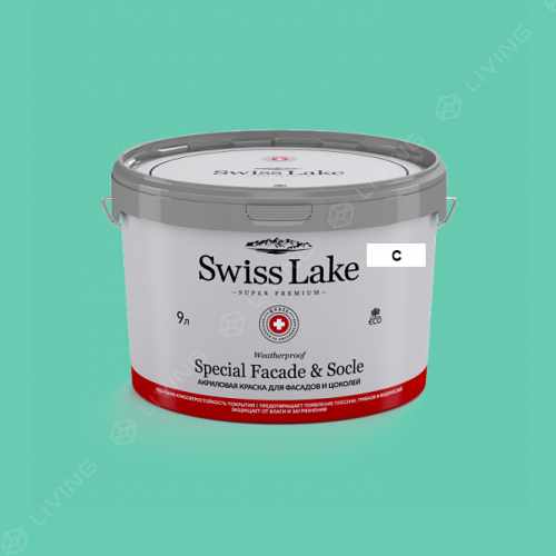 картинка Краска Swiss Lake Special Faсade & Socle цвет jargon jade №2311 от LIVING
