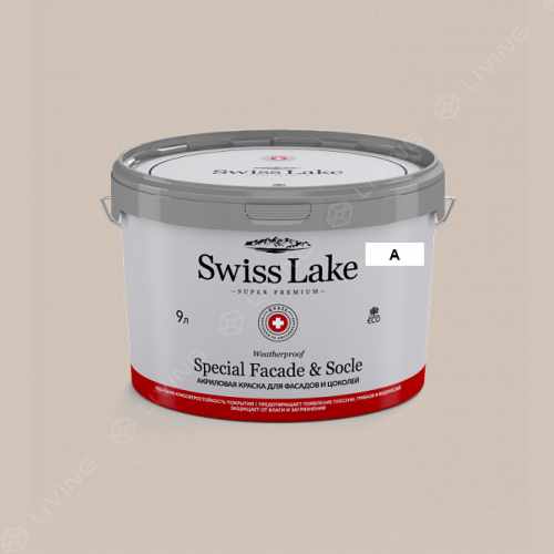 картинка Краска Swiss Lake Special Faсade & Socle цвет seriously sand №485 от LIVING