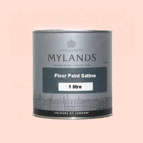 картинка Краска Mylands Floor Paint Satine цвет Plamerston Pink №243 от LIVING