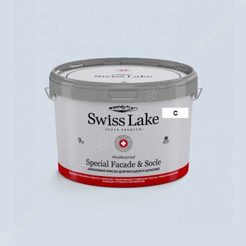 картинка Краска Swiss Lake Special Faсade & Socle цвет larimar №1916 от LIVING