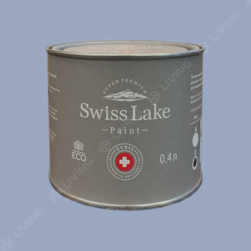 картинка Краска Swiss Lake Wall Comfort 7 цвет smoky blue №1954 от LIVING