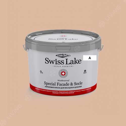 картинка Краска Swiss Lake Special Faсade & Socle цвет Scrumptious Peach №1546 от LIVING
