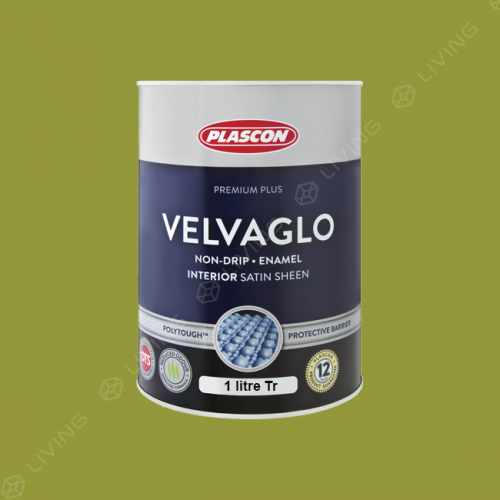 картинка Краска Plascon VELVAGLO WB цвет Banana Leaf арт.Y7-B1-1 от LIVING