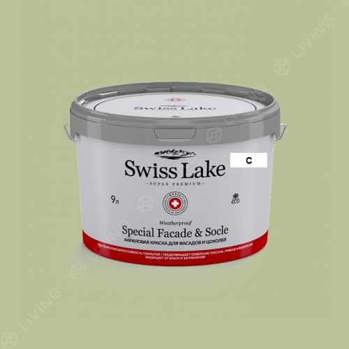 картинка Краска Swiss Lake Special Faсade & Socle цвет mistletoe №2531 от LIVING