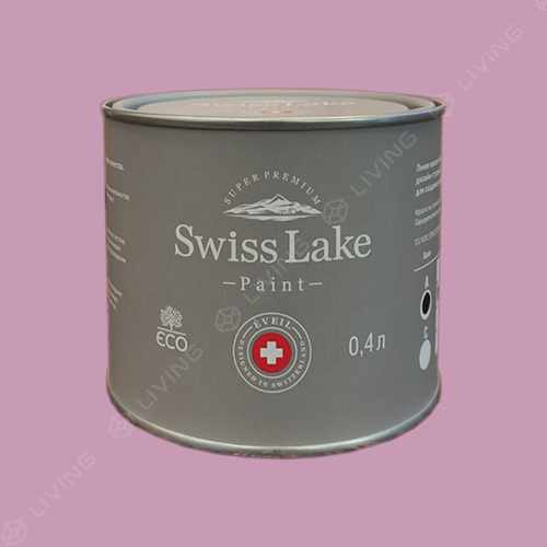 картинка Краска Swiss Lake Wall Comfort 7 цвет marvelous pink №1683 от LIVING