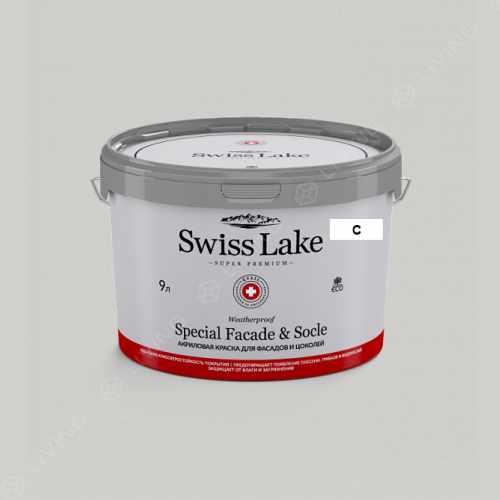 картинка Краска Swiss Lake Special Faсade & Socle цвет murmur №2760 от LIVING