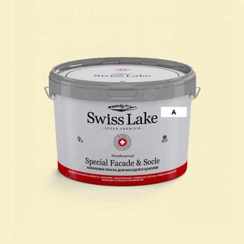 картинка Краска Swiss Lake Special Faсade & Socle цвет cocktail lime №948 от LIVING