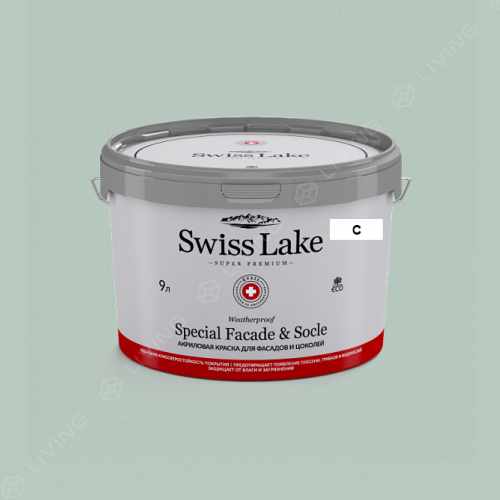 картинка Краска Swiss Lake Special Faсade & Socle цвет Beyond the Sea №2382 от LIVING
