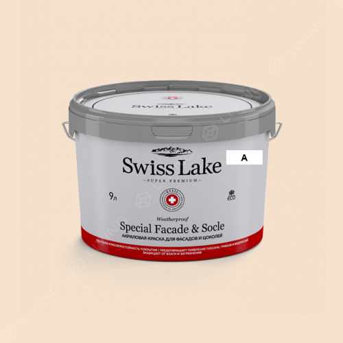 картинка Краска Swiss Lake Special Faсade & Socle цвет ethereal sand-dune №1201 от LIVING