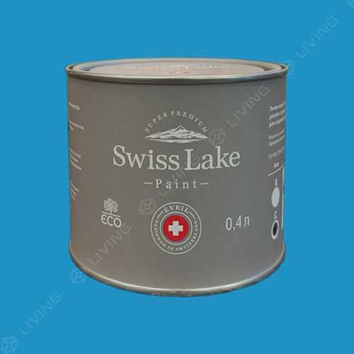 картинка Краска Swiss Lake Wall Comfort 7 цвет BLUE PROMISE №2063 от LIVING