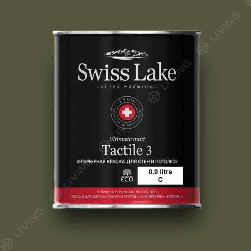 картинка Краска Swiss Lake Tactile 3 цвет chrysolite №2570 от LIVING