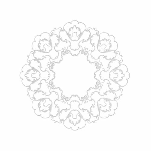Розетка RODECOR Шинуазри, арт. 87513CN, 300 х 300 см.