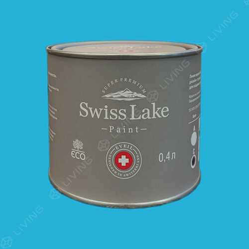 картинка Краска Swiss Lake Wall Comfort 7 цвет smalt №2153 от LIVING