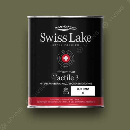 картинка Краска Swiss Lake Tactile 3 цвет aloe №2568 от LIVING